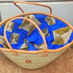 Makuti baskets with Ankara / Kitenge lining