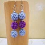 Crochet Ball earrings