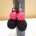 Crochet Ball earrings