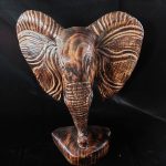 Elephant bust head