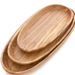Unique wooden serving plates
